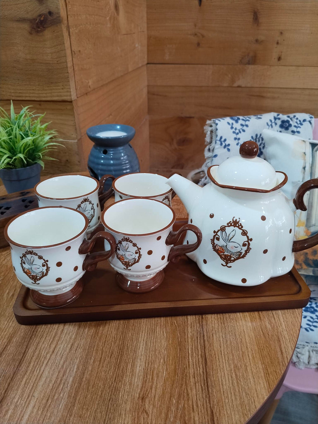 Set de Té Vintage Conejitos
