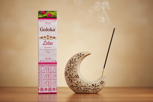 Goloka Lotus con portainciensos